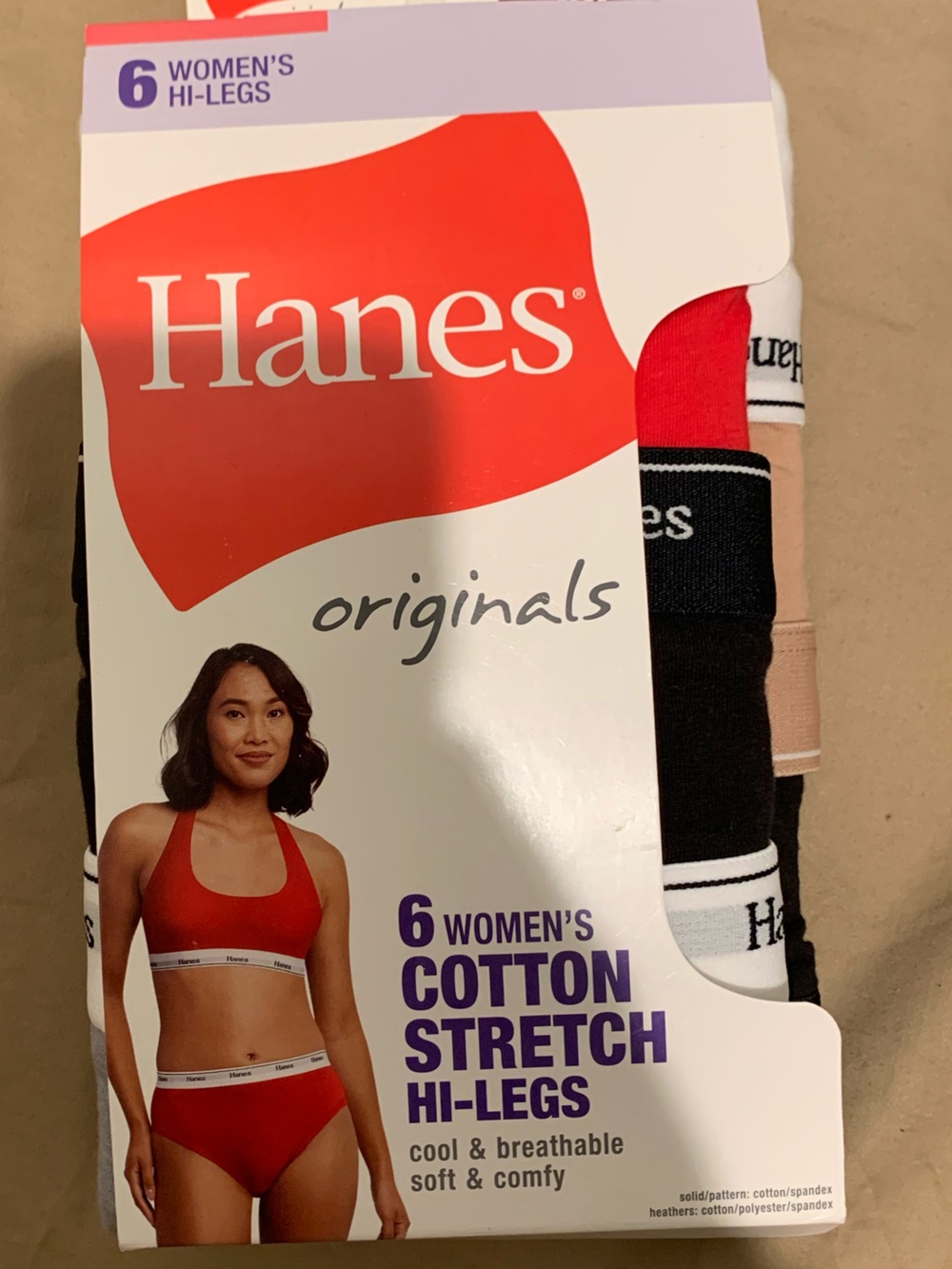 Hanes Women's Cotton Stretch Hi-Legs Pack